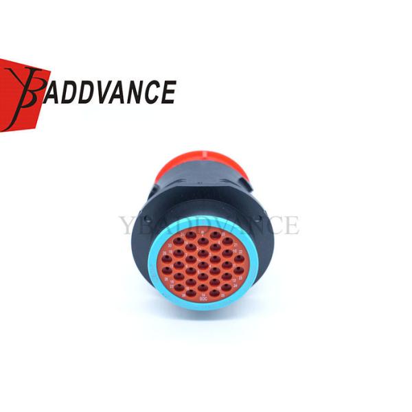 AHDP04-24-31SR-SRA Smooth Ring 31 Pin Amphenol Receptacle Connector With Dustcap