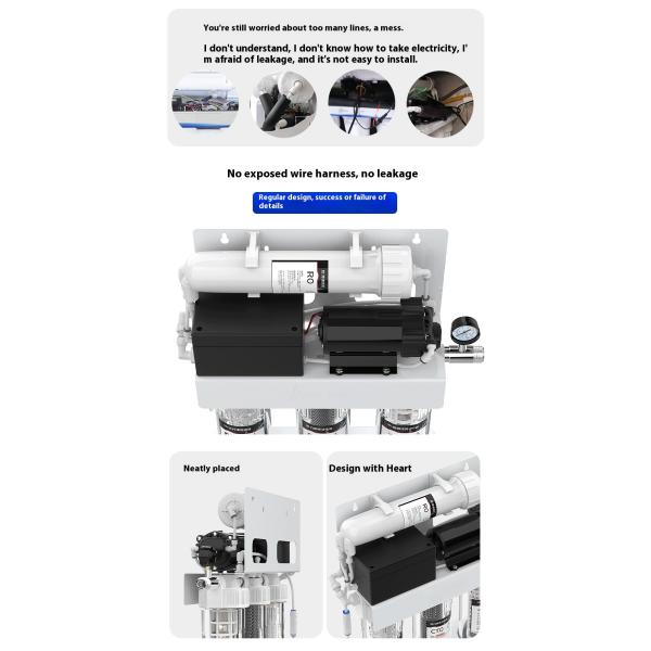 Household Reverse Osmosis Water Purifier Double Outlet Drink Water Filters