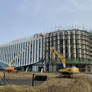 Q235 EPS Aluminium Glass Curtain Wall Frame Profile Light Curtain Wall 50mm