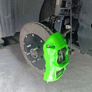 Monoblock Kia K5 Brake Caliper 6 Piston Calipers Green Color
