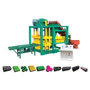 PLC Control QTJ4-25 500pcs/H Hydraulic Block Making Machine