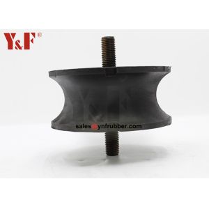 Round Flexible Rubber Bobbin Mounts Smooth Surface Treatment