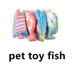 Phonation Fish Funny Cat Toy Oxford Cloth PP Cotton Simulation Bite Resistant