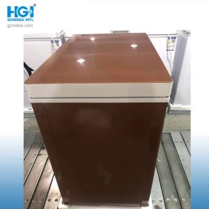 Manual Defrost Glass Door Chest Freezer Mechanical Temperature Control