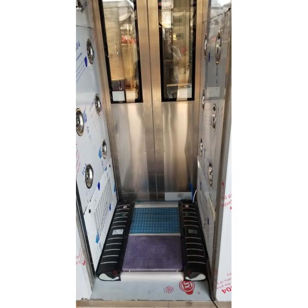 Easy Using Cleanroom Sole Cleaning , Shoe Cleaner Machine With Sensor