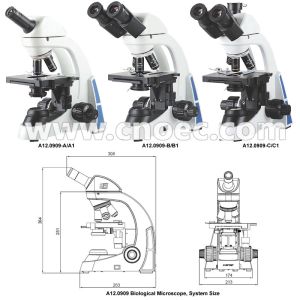 OPTO-EDU A12.0909 Monocular Binocular Trinocular Compound Microscope 3 Watt LED