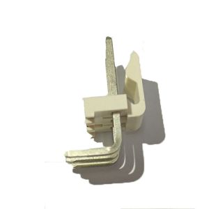 White Wafer VH3.96 Ritght Angle Type1 PA66 SN Plated Connector Wire To Board
