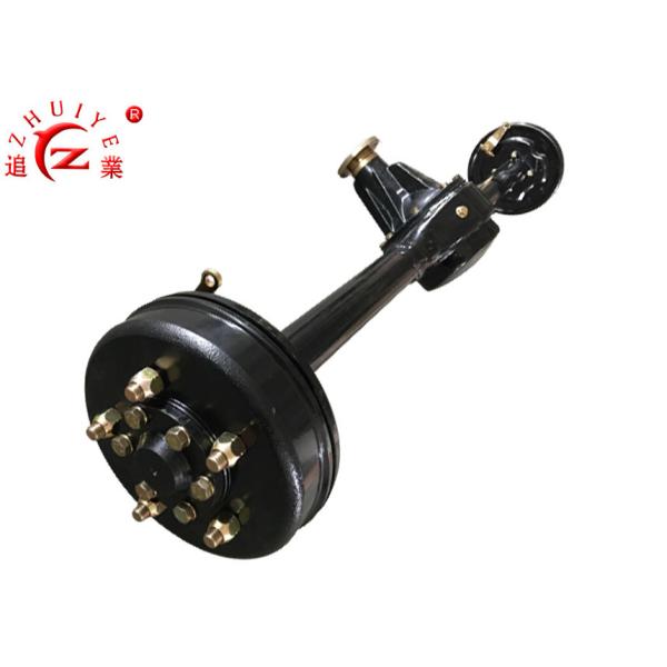 3/4 Full Floating Trailer Differential Rear Axle With Mechanical Brake For 1t