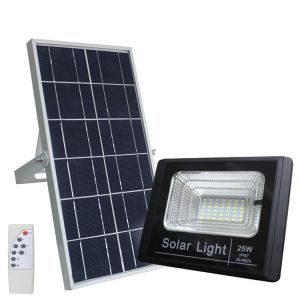 Heavy Duty Solar Powered LED Flood Light , 5000 Lumen Dusk To Dawn Flood Lights