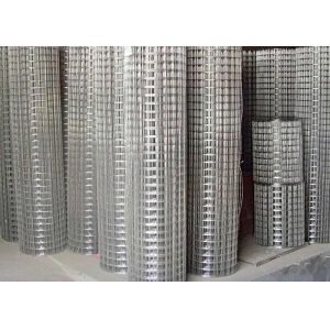 Hot Dipped Galvanized Low Carbon Steel Wire Mesh , PVC Coated Welded Mesh Roll