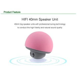 Wireless bluetooth Speaker Portable Mini Speakers Mushroom Waterproof Bass