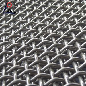 Sandstone Mine Screen Woven Crimped Wire Mesh Vibrating Galvanized