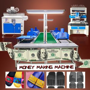 Automatic Glue Dispenser Custom PVC Keychain Toy Doll Making Machine