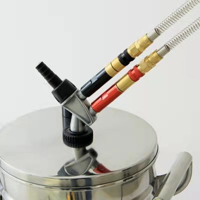 Small Manual Electrostatic Powder Coating Machine Stainless Steel Hopper