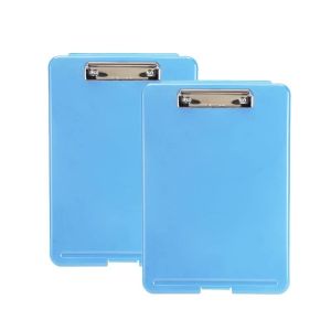 Writable Plastic A4 Document Box Transparent Storage Box Silk Printed 24x35cm