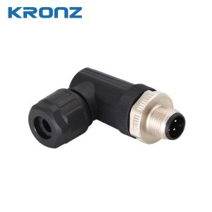 4A Current M12 Connector Angle Cable Outlet IP67 Protection For Industrial