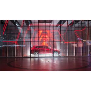 1000x500mm Transparent LED Screens Curtain Transparent LED Film Display 3.9mm