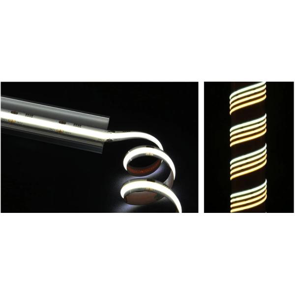 900-1100lm 10w Dot Free In Aluminum Profile Cob Led Strip Light