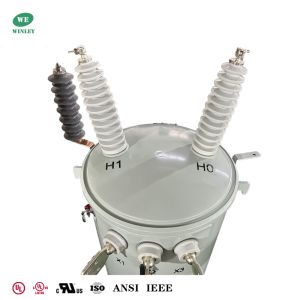 Power Pole Transformer 100 Kva 34.5kv To 120v Dual Winding Oil Filled Distributi