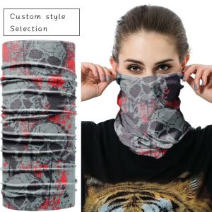 100% Cotton Printed Seamless Customized Face Coverings