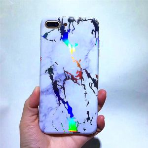 Iphone 8(plus)/7(plus) TPU laser marble case, Iphone 8(plus)/7(plus) protective