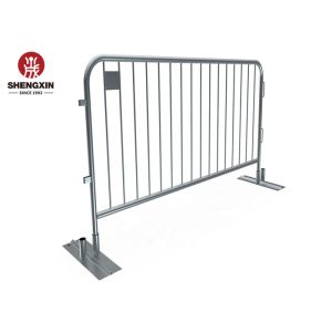 Flat Feet Expandable Crowd Fence Barriers Hot Dipped Glvanized