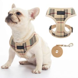 Breathable Materials Nylon Dog Harness Soft Mesh Comfort Padded Puppy Vest No