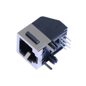 China 95009-7441 Single Port RJ45 Female Jack Unshielded THT Solder Pin Type LPJE1700NNL on sale