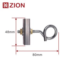 Wholesale ZCALC-04 - Aluminum Hoop/Pole Bracket with Durable Optic Cable Clamp &amp; Fixed Hook with Pigtail Hook from china suppliers
