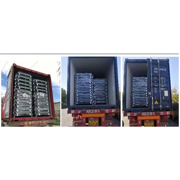 Collapsible Stillage Pallet Cage 1200mm Height 4mm Wire Optional Wheels 1000kg-2000kg Load Capacity