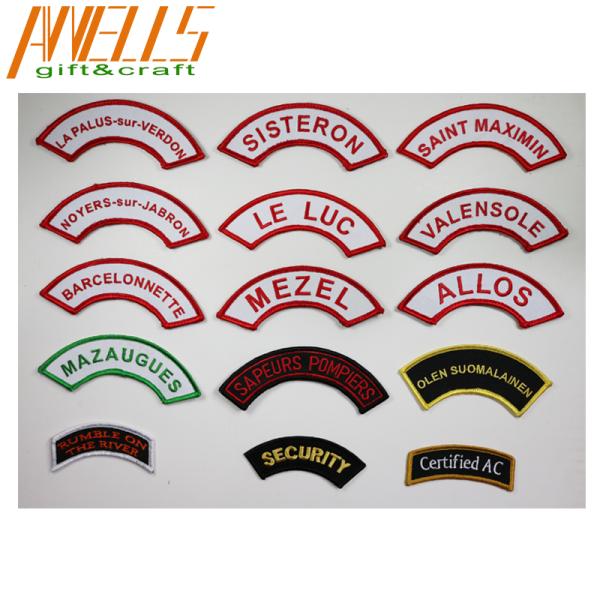 Morale Hook Loop LE LUC Custom Embroidered Patch Customized Logo For Uniform