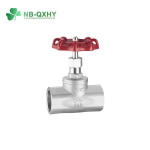 One Piece Ss Ball Valve High Temperature Resistant with Ss or PVC Handle in All