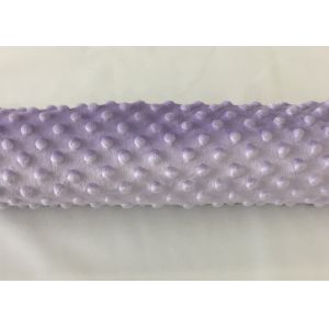 Micro Fleece Bubble Minky Plush Fabric OEKO Certification 100% Polyester