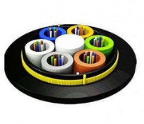 ADSS GYFTCY FTTX Cable , LSZH All Dielectric Self Supporting Aerial Cable, Black