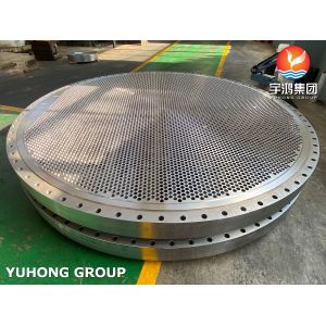 Stainless Steel ASTM A182 F304L/F316L Tubesheet Baffles For Heat Exchanger