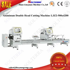 Aluminium Alloy windows Double Head Saw Cutting Machine LJZ2-500x4200