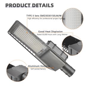 Waterproof IP65 LED Solar Street Lights Auto On Off Smart Photocell Sensor