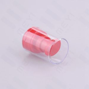 20/400 Outer Spring Red Plastic Cosmetic Cream Pump , Airless Makeup Pump