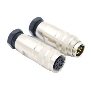 waterproof M8 M12 5 pin 8 pin moulding Male Female Plug A code Wire cable AISG