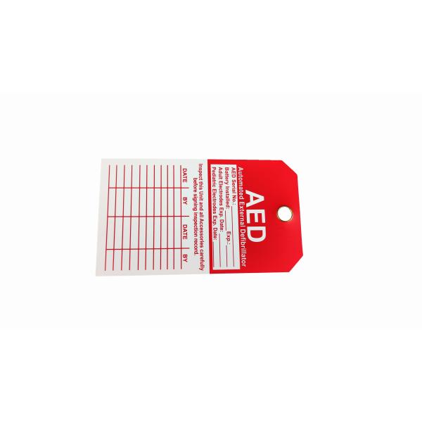 Long Lasting Durability Plastic Safety Tag Customized Design