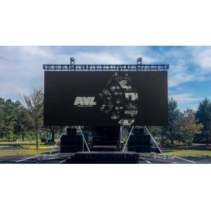Outdoor SDK LED Video Wall Display Multipurpose Aluminum Material