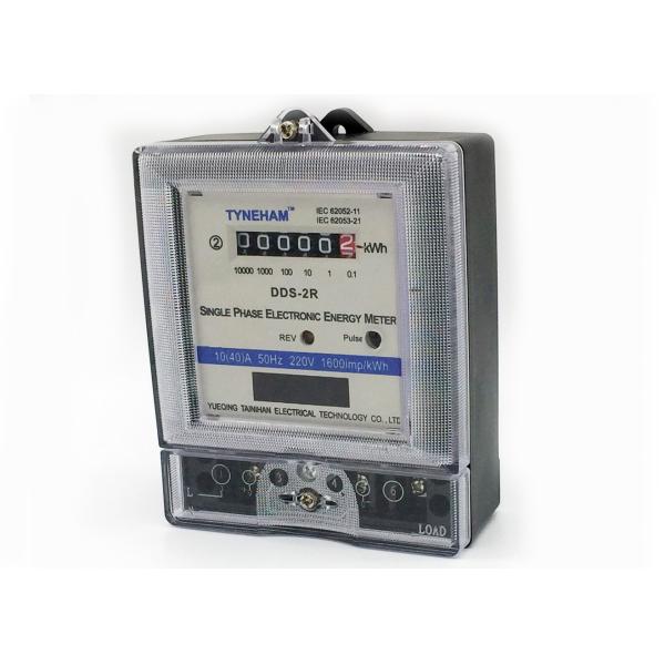 Simple Structure Single Phase KWH Meter For Home Low Power Consumption