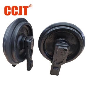 Impact Resistance Front Idler Assy Wooden Case Packaged Excavator Track Idler /