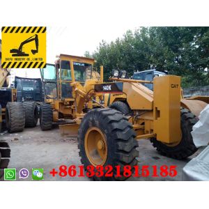 Yellow Color 123KW Power Used Caterpillar Grader 140K Good Condition For Farm