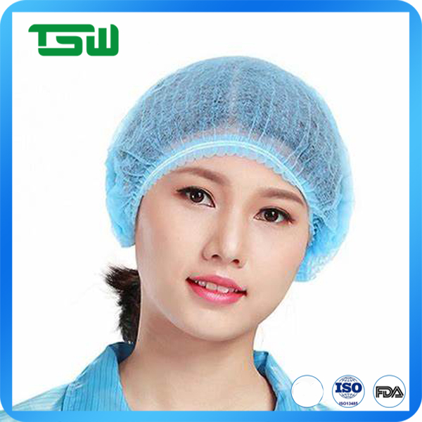 Hospital Single Use 12gsm 14gsm 16gsm Non Woven Surgical Cap