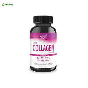 60 Tablets Hydrolyzed Bovine Collagen Vitamin C Supplement Good Water Solubility