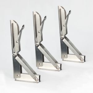 250mm Triangle Iron Folding Shelf Brackets For Furniture Industry