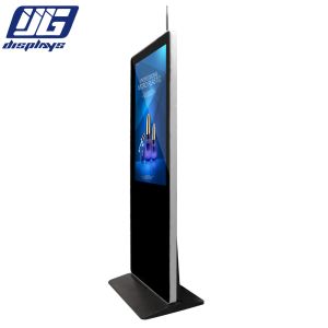 43" Floor Standing LCD Advertising Screen / Commercial Digital Display