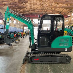 3.5T Tailless Rotation Mini Hydraulic Excavator With Changchai Engine Easy