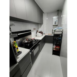 Premium Textured Matte Kitchen Cabinets with Anti-Scratch Finish